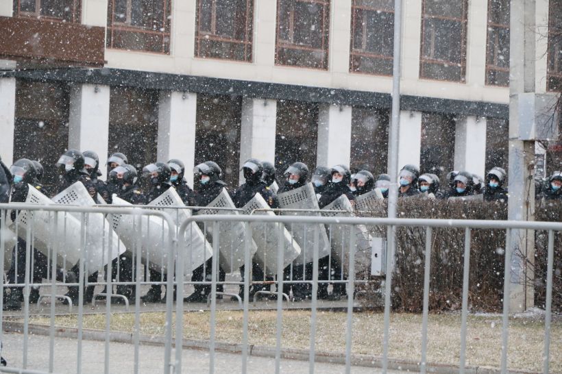 Митинг за Навального в Барнауле, 21.04.2021 Фото:Олег Укладов