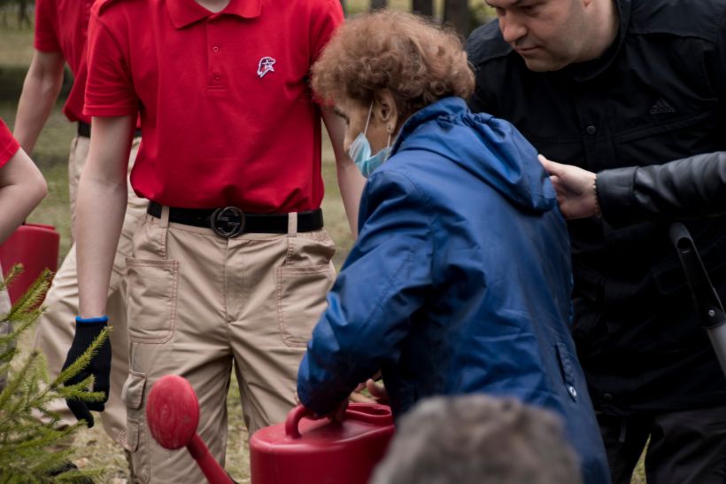 Акция «Сад памяти» в 2021 году в Барнауле Фото:Виталий Барабаш