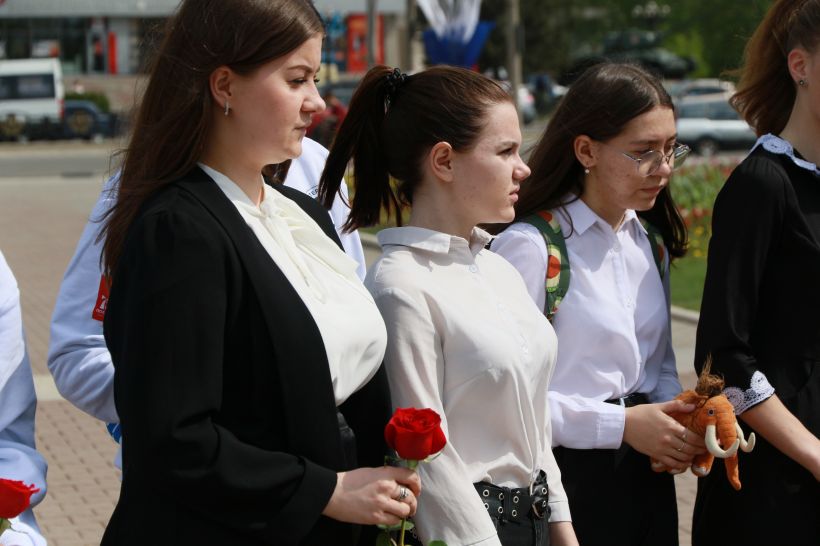 Акция памяти жертвам трагедии в казанской школе Фото:Олег Укладов