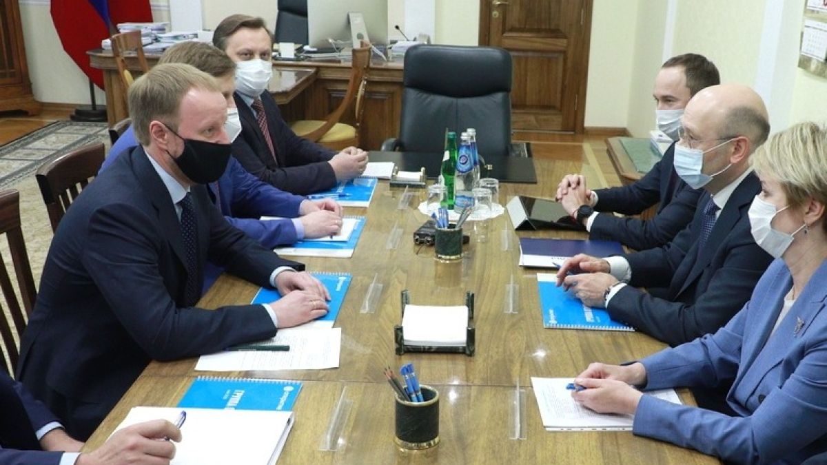 Встреча Виктора Томенко и Михаила Задорнова