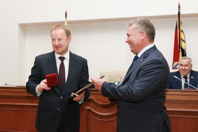 Виктор Томенко и Александр Романенко на сессии АКЗС, 27 мая 2021 года Фото:Олег Укладов