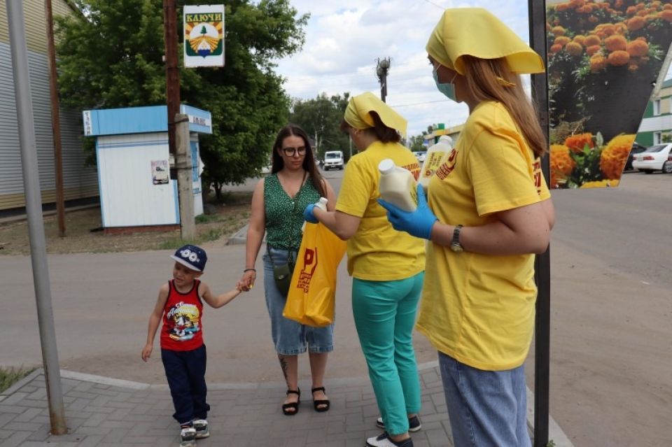 Раздача молока