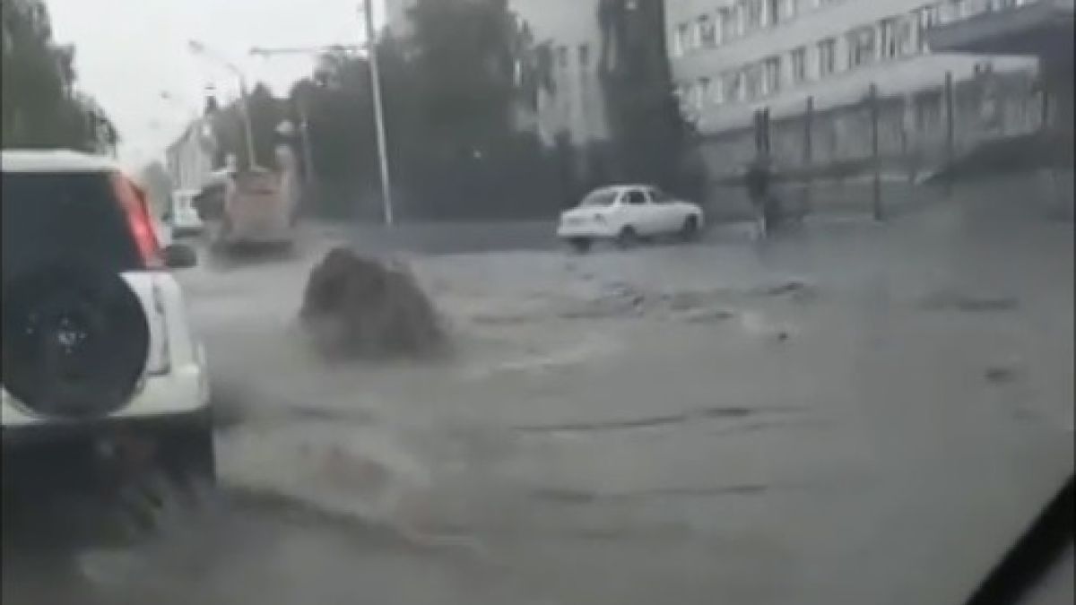 Потоп в Барнауле 12 августа