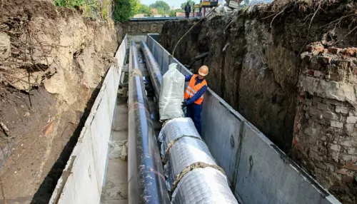 СГК завершает ремонт еще одной крупной теплосети в Барнауле