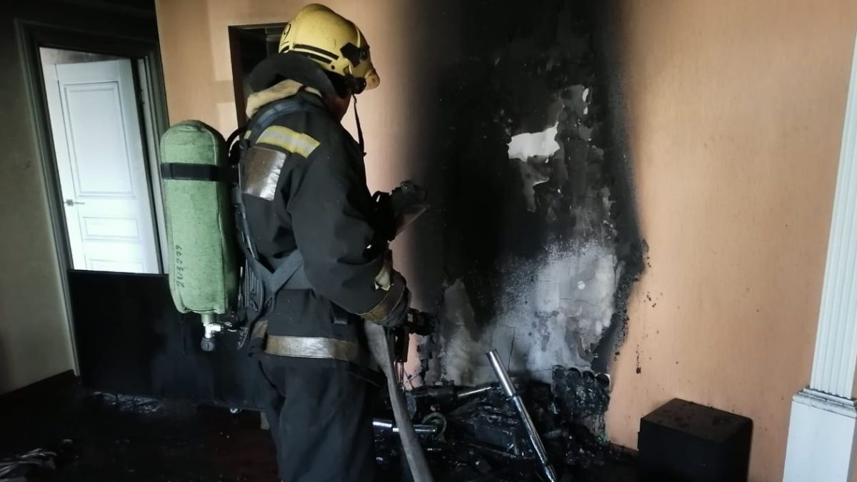 Место пожара