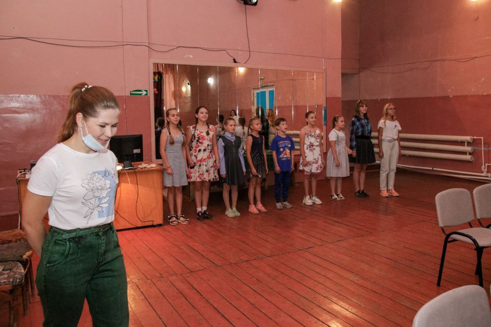 Зал Дома культару в селе Зудилово