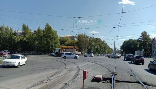 Трамваи Барнаула изменили движение из-за обрыва контактной сети