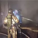 Очередной пожар произошел на производственном предприятии в Бийске