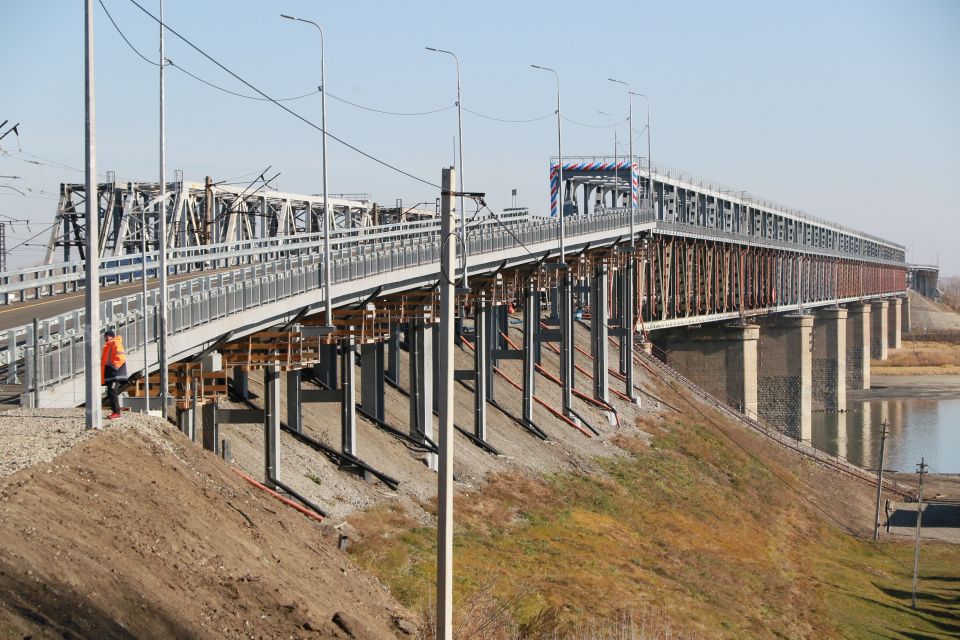 Открытие Старого моста в Барнауле