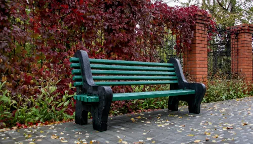 С общественных территорий Барнаула убирают скамейки и урны на зиму