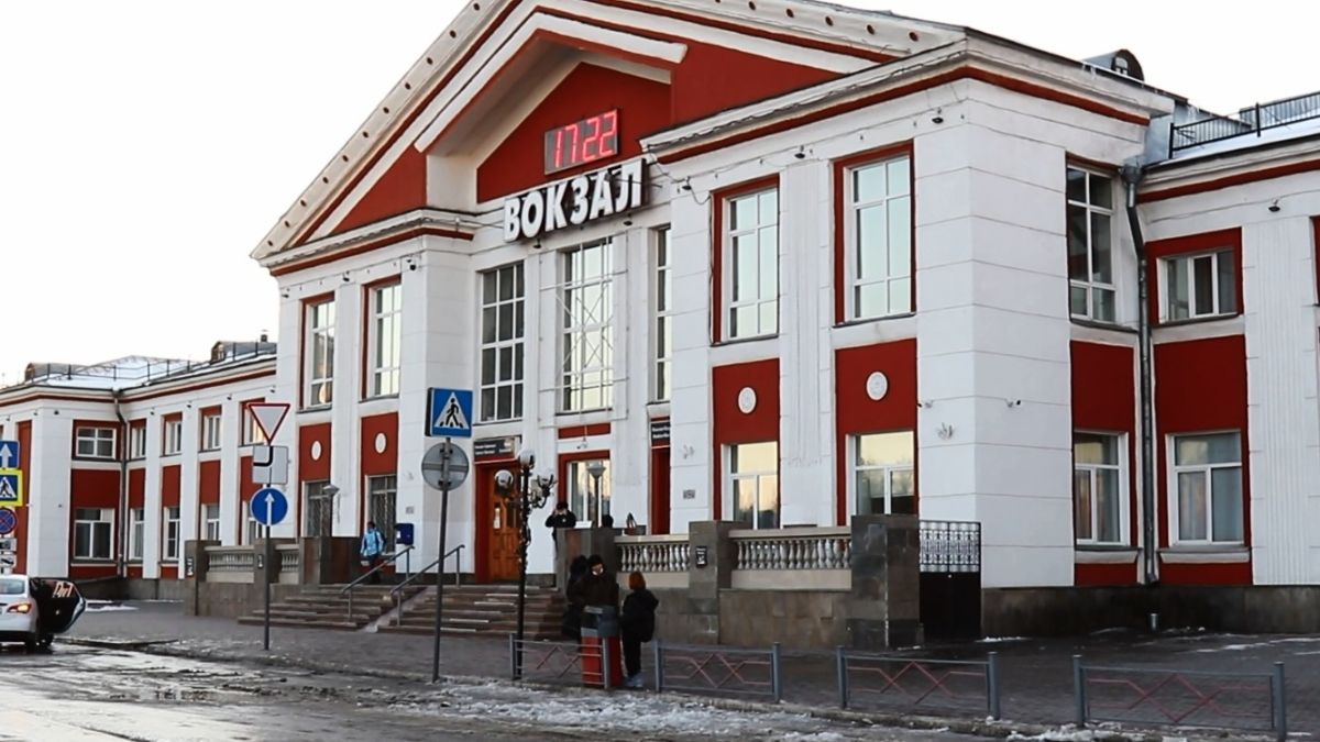 Железнодорожный вокзала в Барнауле