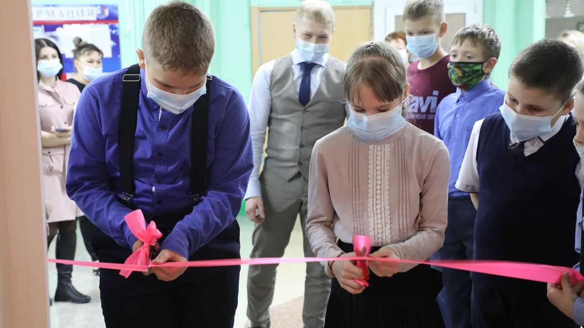 Открытие сенсорной комнаты в в средней школе №2 Заринска