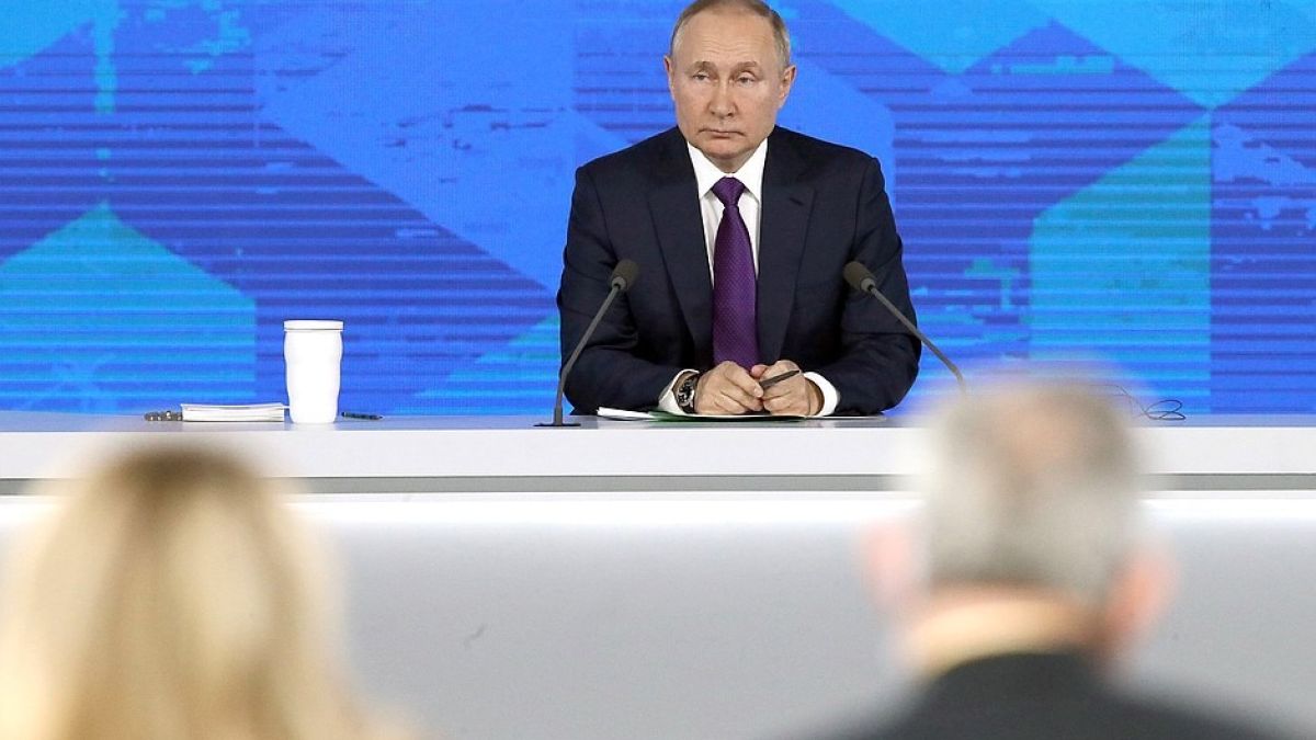 Владимир Путин на пресс-конференции 23 декабря 2021 года