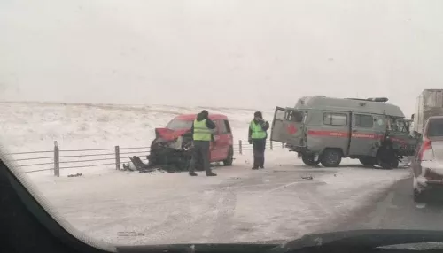 Шесть человек пострадали в ДТП со скорой помощью на трассе Бийск-Барнаул