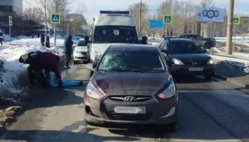 80-летнего мужчину насмерть сбили на пешеходном переходе в Барнауле