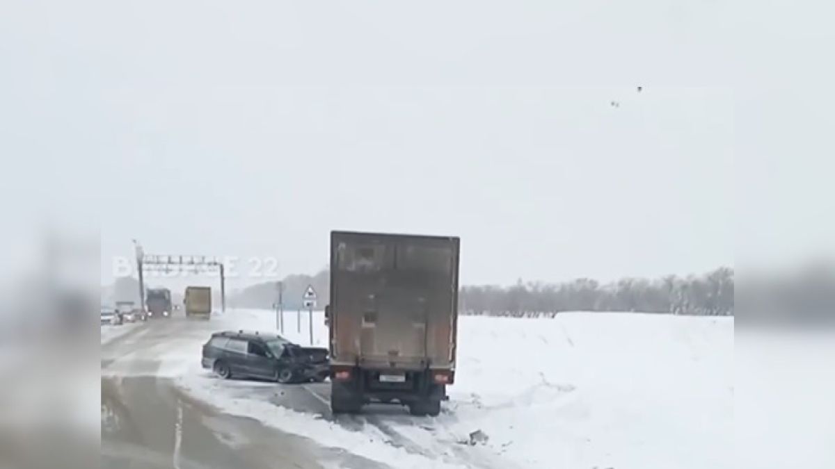 ДТП на трассе Барнаул - Новосибирск