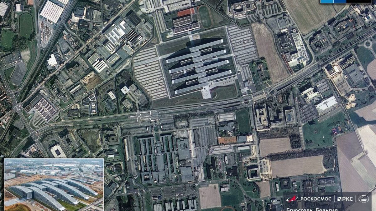 Спутниковый снимок офиса НАТО