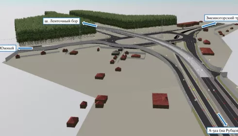 С мостом и полутоннелем. Как реализуют проект новой развязки на въезде в Барнаул