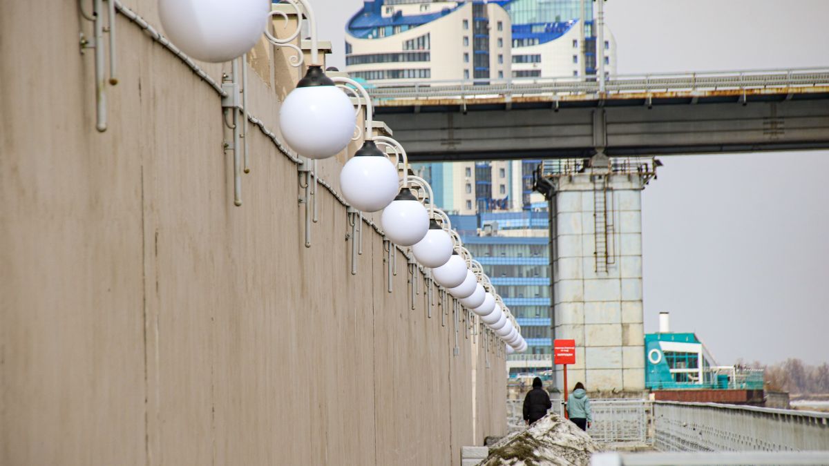 На берегу Оби. Барнаул. Весна