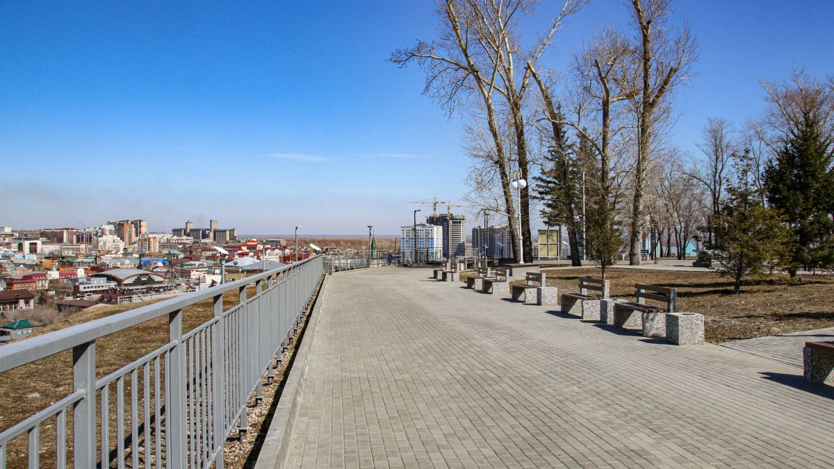 Нагорный парк, весна