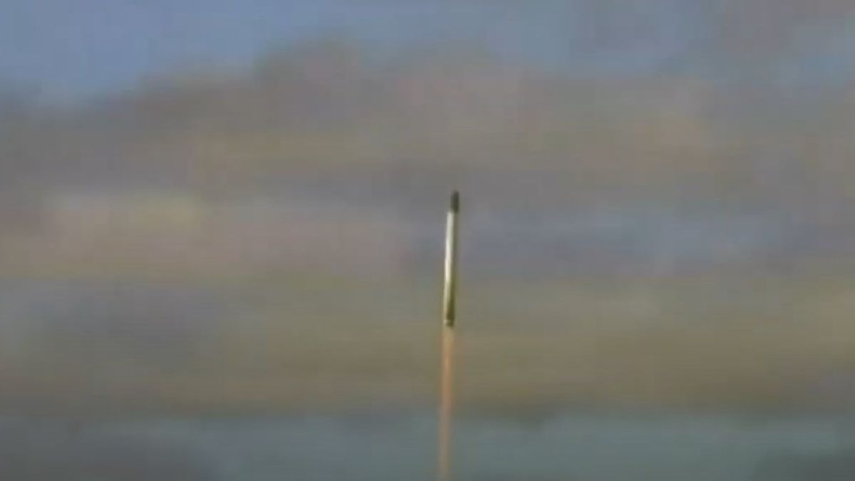 Испытание ракеты "Сармат"