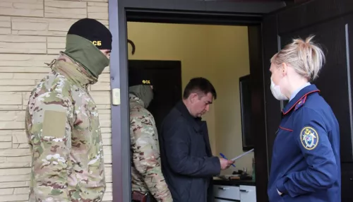 В ФСБ показали фото и видео задержания бывшего замглавы Барнаула Еремеева