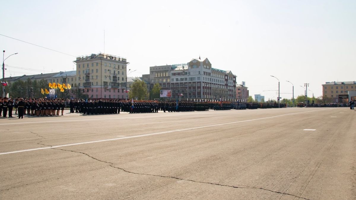 Площадь Советов. 9 мая