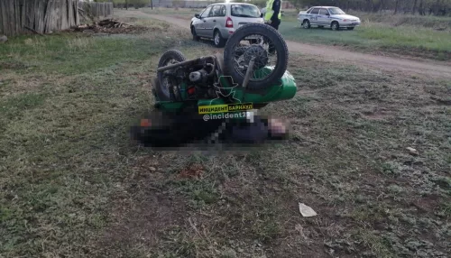 Пьяный мотоциклист погиб в ДТП в алтайском районе