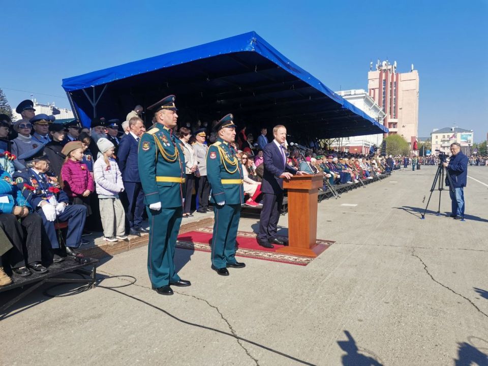 День Победы в Барнауле 