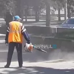 Сизифов труд: барнаульцы пожаловались на уборку пыли на улицах