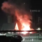 В Барнауле произошел пожар на переулке Ядринцева и Чернышевского
