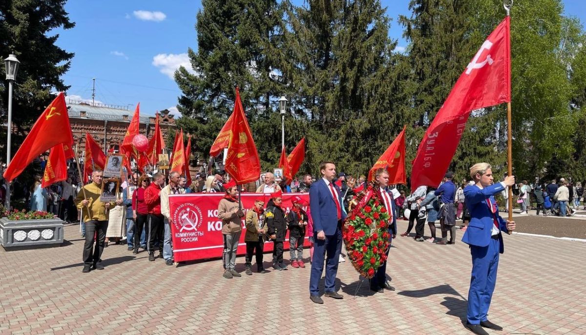 Фото с дня победы в барнауле