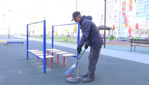 В Барнауле 82-летний дворник стал заслуженным и народным