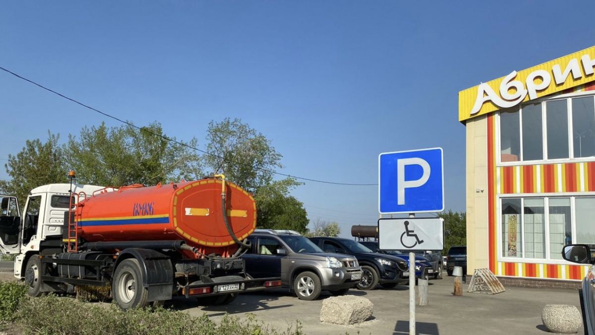 Подвоз воды в Сибирской Долине