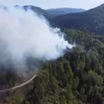 В Горном Алтае полыхает природный пожар на площади 1 гектар