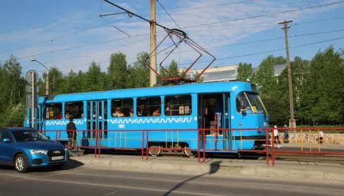 Московские трамваи вышли в Барнауле на маршруты №4, 5 и 7