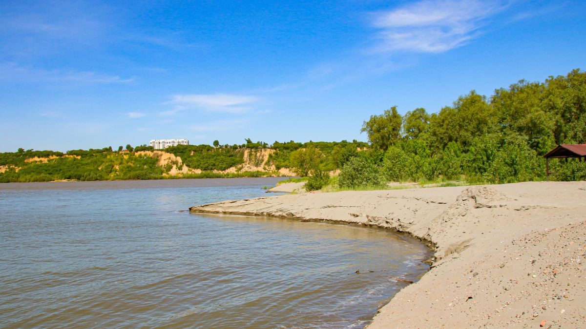 Городской пляж Барнаула