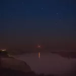 Барнаульский фотограф заснял закат Венеры над Обью