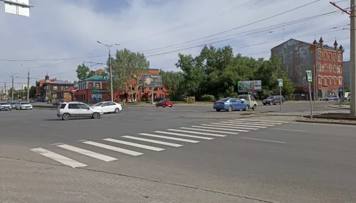 В Барнауле за сезон обновили разметку более чем на 40 участках дорог