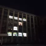 Буквы Z и V появились на зданиях барнаульских вузов в День России