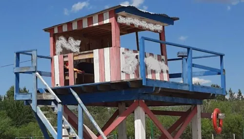 В Алтайском крае вандалы поработали на одном из местных пляжей