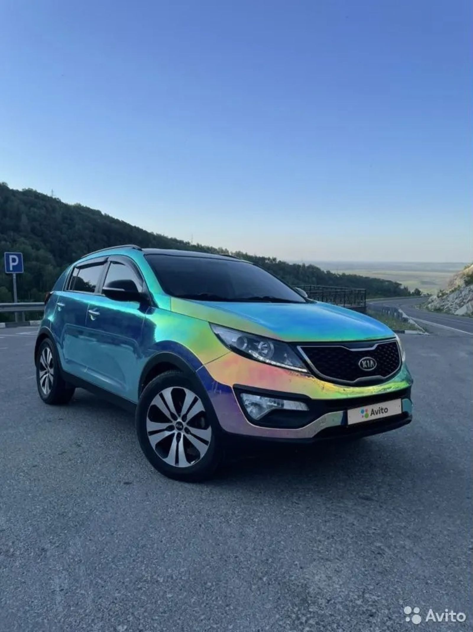 В Барнауле продают Kia Sportage в пленке хамелеон за 1,2 млн рублей - Толк  15.06.2022