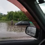 После дождика в четверг Барнаул поплыл и встал в пробках