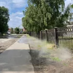 Два порыва горячей воды произошло в Барнауле утром 17 июня