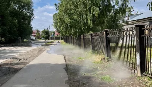 Два порыва горячей воды произошло в Барнауле утром 17 июня