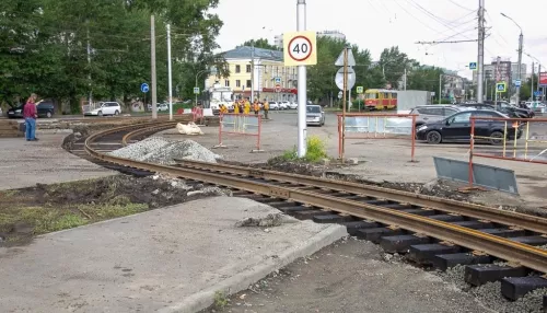 Уже есть рельсы: как в Барнауле идет строительство второго трамвайного кольца