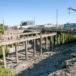 Барнаульцам показали, как проходит демонтаж моста на проспекте Ленина