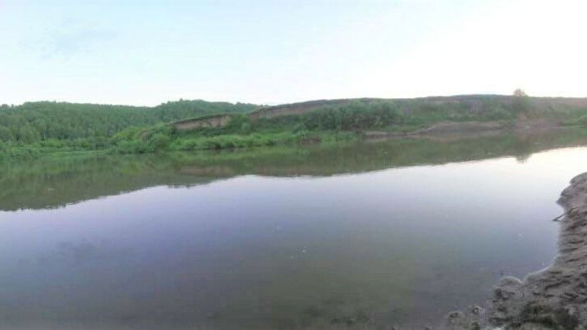Река Чумыш. Место, где предположительно утонули девочки