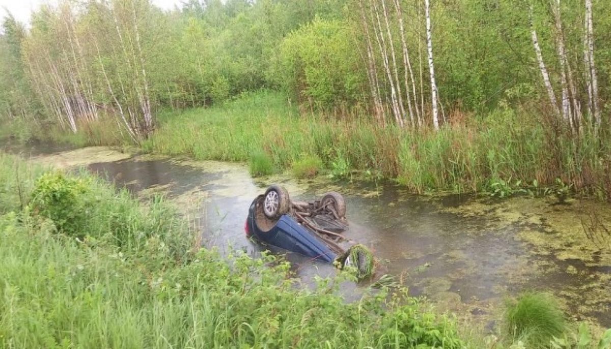 24 июня мужчина. Авария в Северном районе Новосибирской области. Затонувшие автомобили. Машина в болоте.