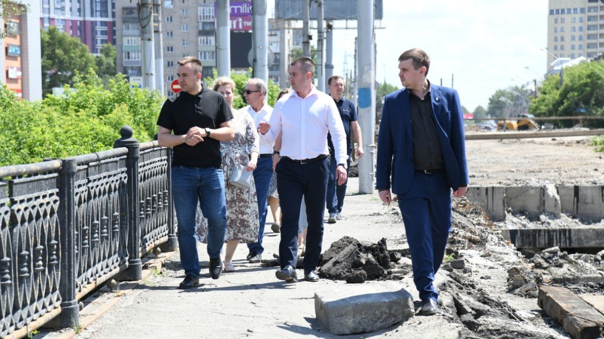Реконструкция моста в районе Нового рынка в Барнауле